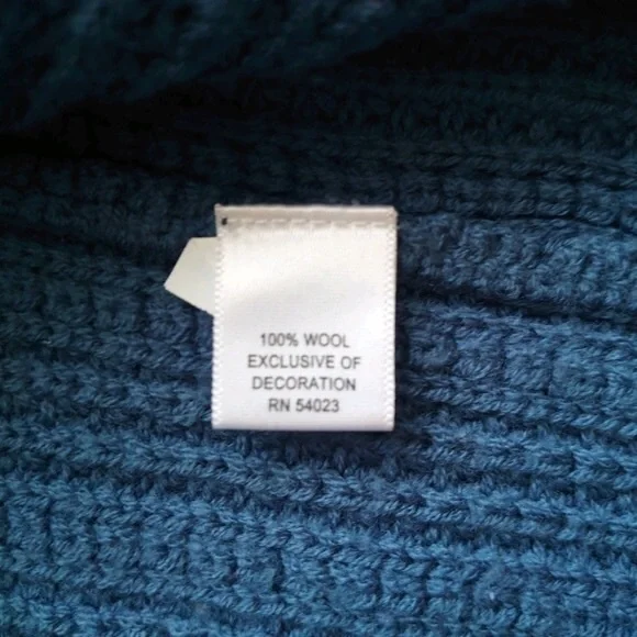BANANA REPUBLIC Heritage Men's Quarter Button Pullover Mock Neck Sweater Blue